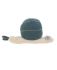 Knitted Toy with Rattle Garden Explorer snail blue