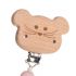 Soother Holder Wood/Silicone Little Chums mouse