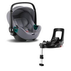 Autosedačka Baby-Safe 3 i-Size Bundle Flex iSense, Frost Grey