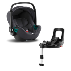 BRITAX Autosedačka Baby-Safe 3 i-Size Bundle Flex iSense, Midnight Grey