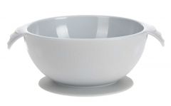 Lässig 4babies Bowl Silicone grey with suction pad