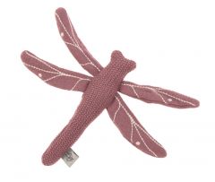 Knitted Toy with Rattle/Crackle Garden Explorer Dragonfly red