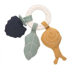 Teether Ring Natural Rubber snail