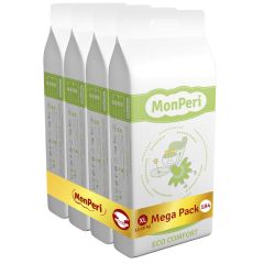 MonPeri ECO comfort Mega Pack XL - jednorázové pleny 12-16 kg