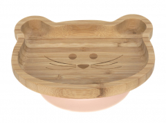 Lässig 4babies Platter Bamboo Wood Chums Mouse