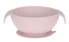 Lässig 4babies Bowl Silicone pink with suction pad