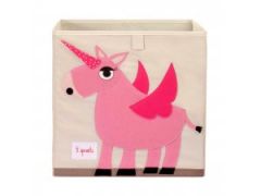 3 SPROUTS Úložný box Unicorn Pink